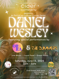 Fraser Valley Cidery Summer Concert Series
