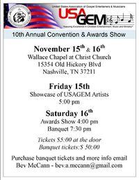USA GEM Awards Show & Banquet