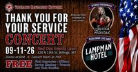 Lampman Hotel at Red Oxx Events Lawn 9/11 VNN