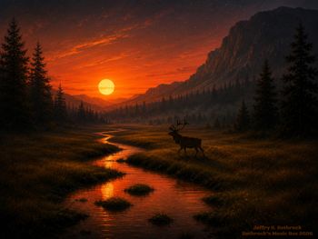 Canadian Sunset - Jeffry R. Rothrock - 1980
