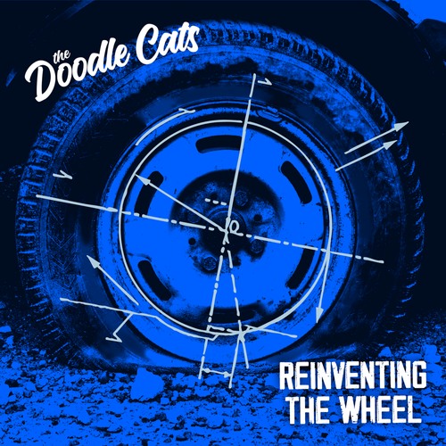 The Doodle Cats "Reinventing the Wheel" album cover