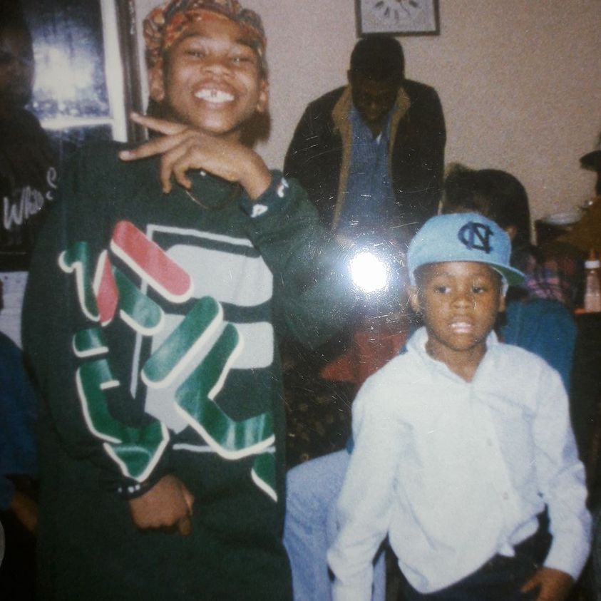 Rio Hunt(Left) Older Cousin of LaBrent Epps(Right) in the mid 1990's