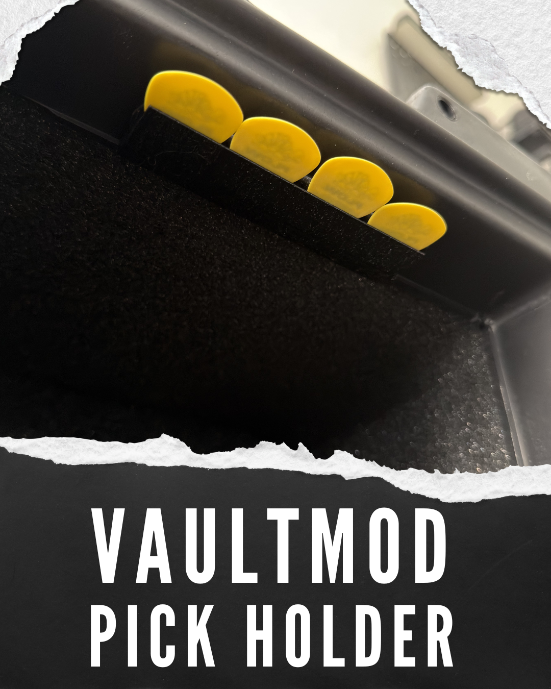 VaultMod Guitar Pick Holder