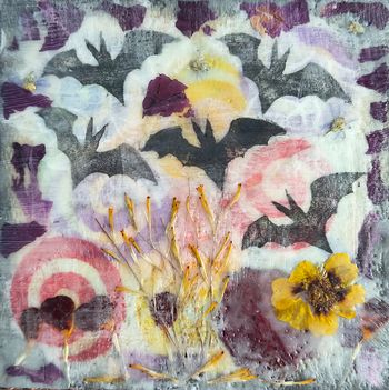 Bat Pack (Encaustic) SOLD

