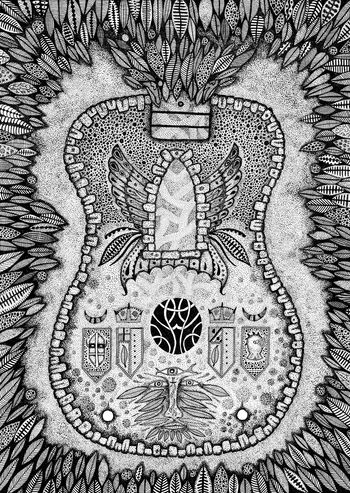 Guitar Leaf
Original 16x20 /
Print 11x17
