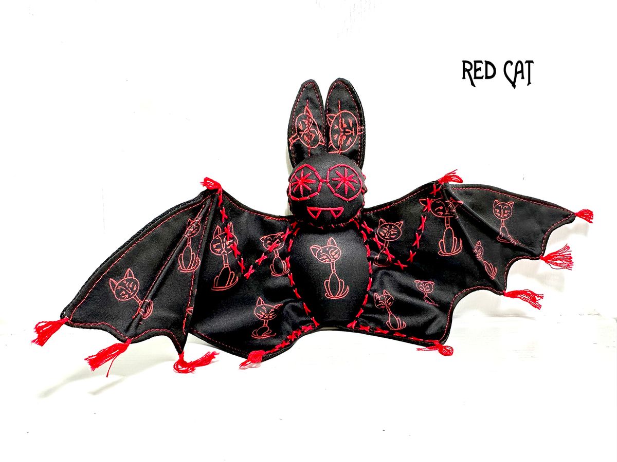 Cat Bat (White) (Red) (Blue)
