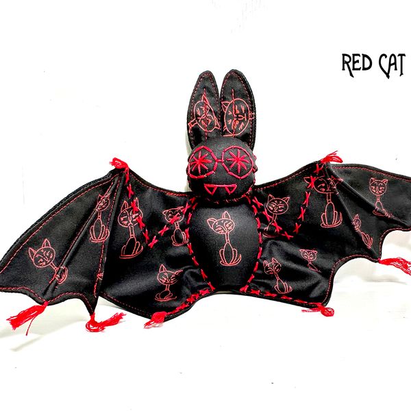Cat Bat (White) (Red) (Blue)