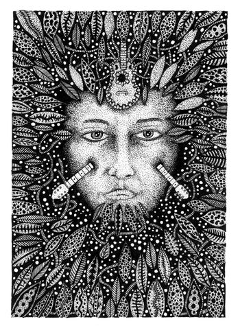 Face In The Forest
Original 16x20 /
Print 11x17
