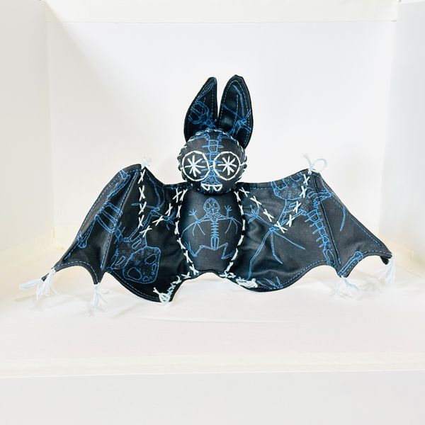 Batfrog Skeleton Bat Blue (also available in Red)