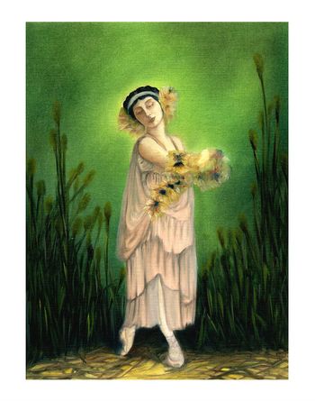 Ballerina - Original -SOLD / Prints available
