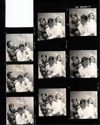 Sheila Rock photo session contact sheet 2
