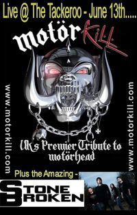 STONE BROKEN Supporting MOTORKILL