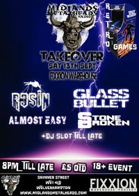 Stone Broken play Fixxion Warehouse Midlands Metalheads Takeover