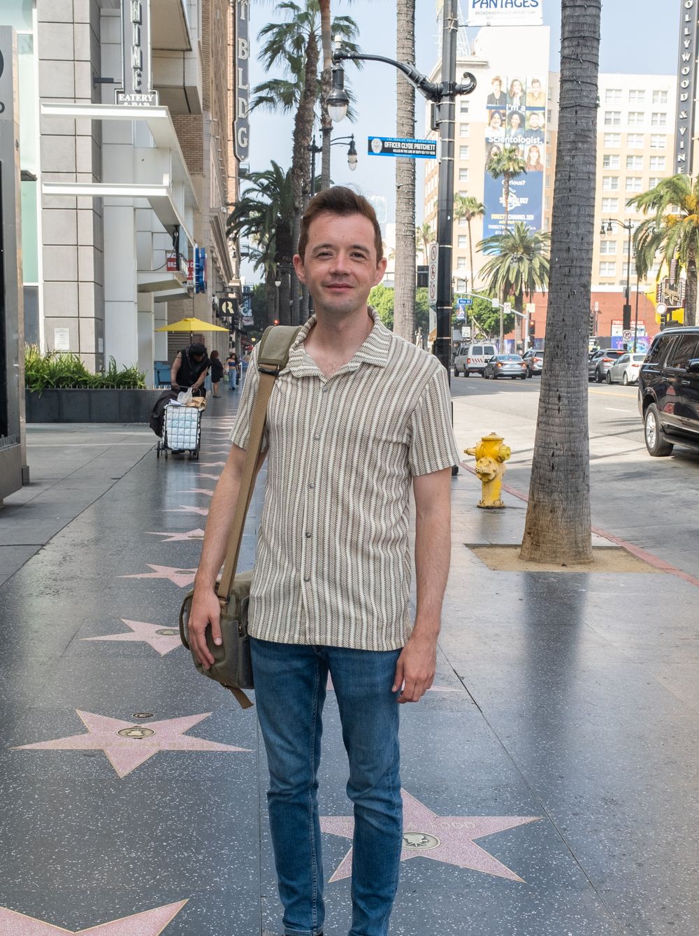 Gabriel Latis – At the Hollywood Walk of Fame, Los Angeles