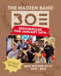 CANCELED:( Maiden Band returns to BOE!