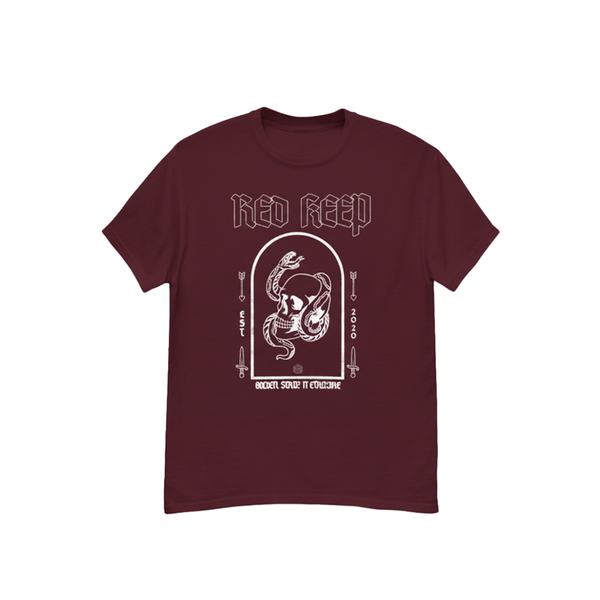 Maroon Serpent T-Shirt (GSM)