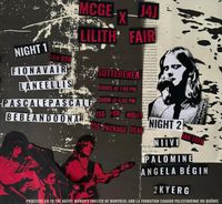 Gender Equality McGill X Jam 4 Justice Presents: Lilith Fair w/ Fionavair, NIIVI, Palomine, Pascale Pascale, Lane Ellis, Bebe and Oona & 2kyerg