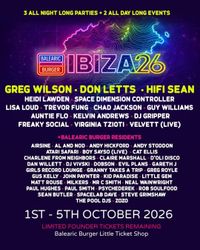 Claire Marshall @ Balearic Burger Ibiza