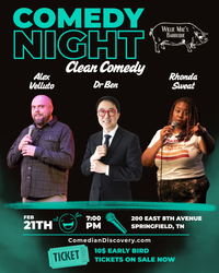 Clean Comedy Night @ Willie Mae's BBQ