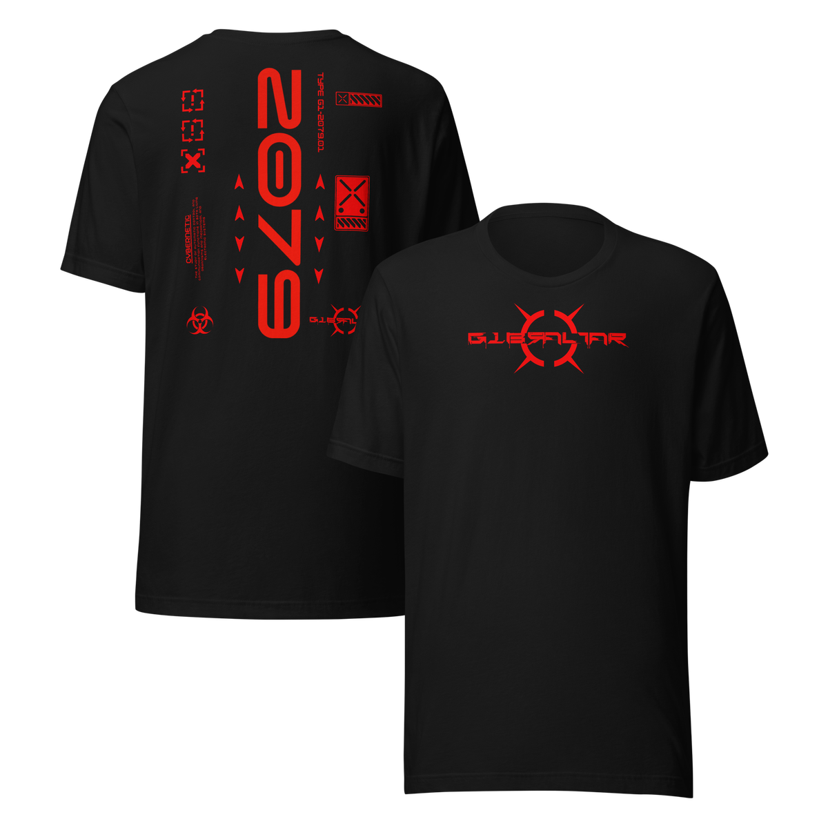 Classic 2079 Tee Black/Red