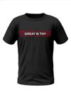 GREAT IS THY FAITHFULNESS BLACK T SHIRT