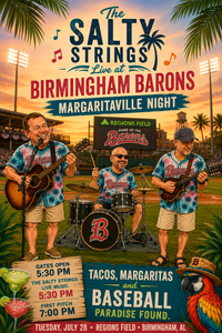 The Salty Strings at Birmingham Barons Margaritaville Night