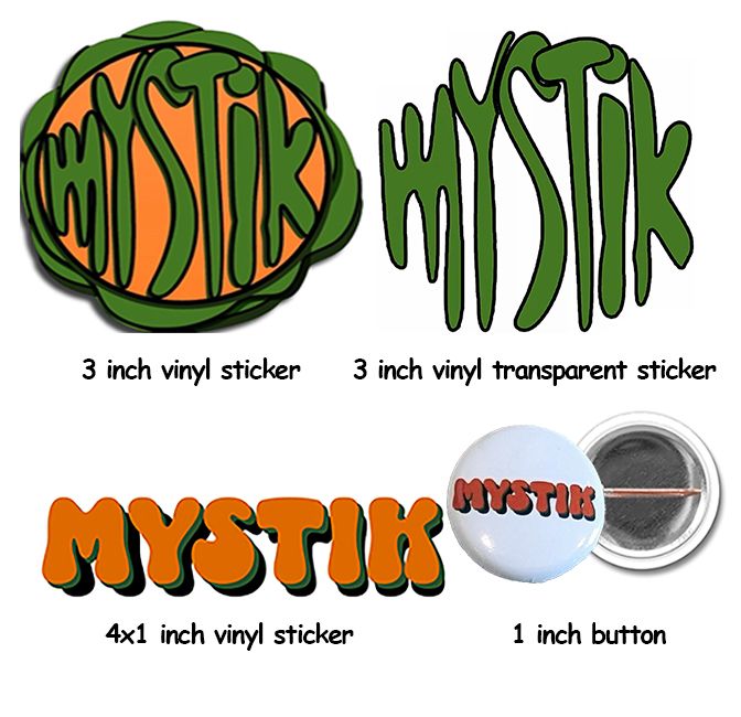 Stickers and Button Set