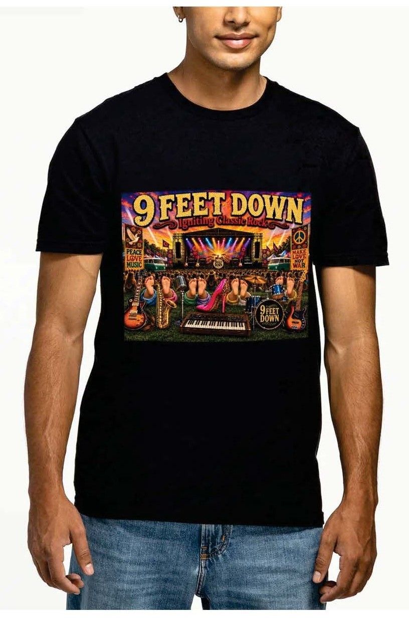 9 FEET DOWN T SHIRT