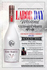 Labor Day Weekend Ultimate White Affair