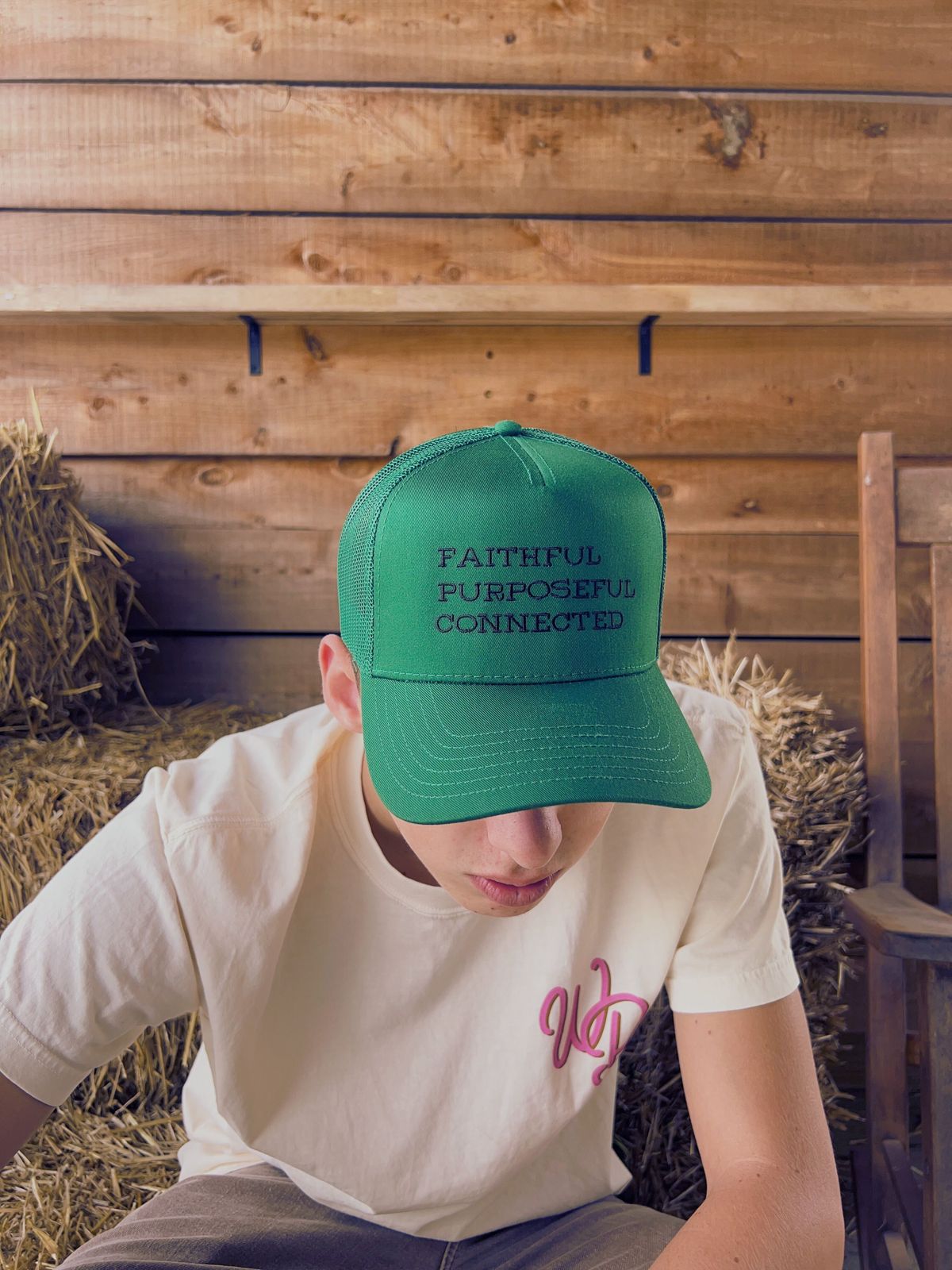 Green Mantra Hat