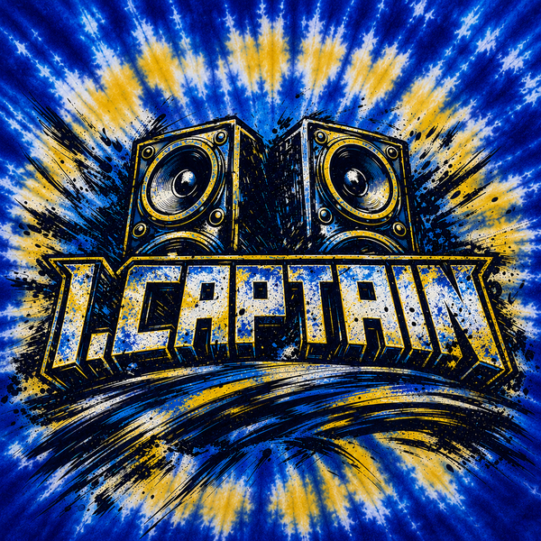 I, Captain Tie-Dye Sticker