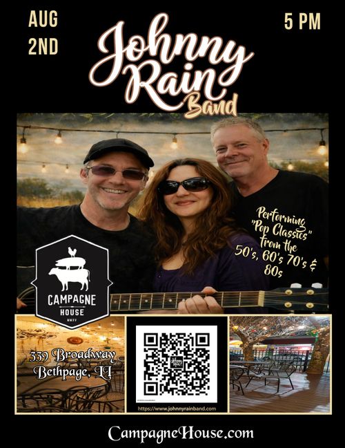 Johnny Rain Band, Campagne Houise, Bethpage, Live Music