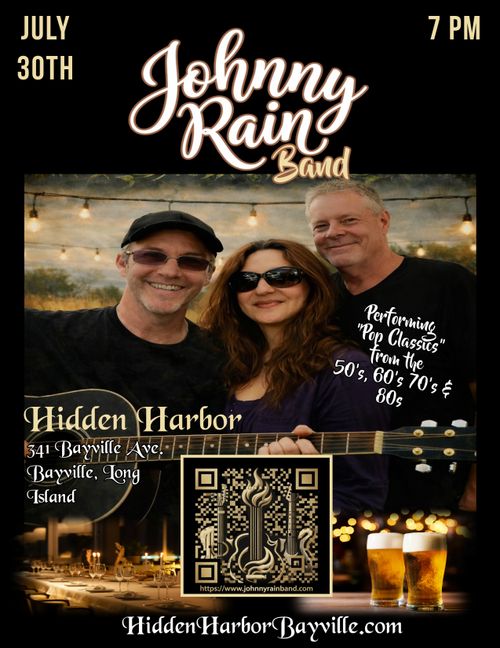 Hidden Harbor Restaurant, Live Music, Johnny Rain band, acoustic, Pop