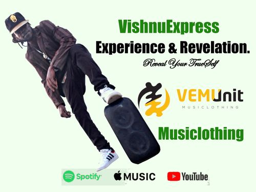 VishnuExpress AI image, VishnuExpress Highlife Music Finland, VishnuExpress Musiclothing Vibes, VishnuExpress MC Promotion, VEMusic Music Release, Independent Record Label, MAH VishnuExpress 