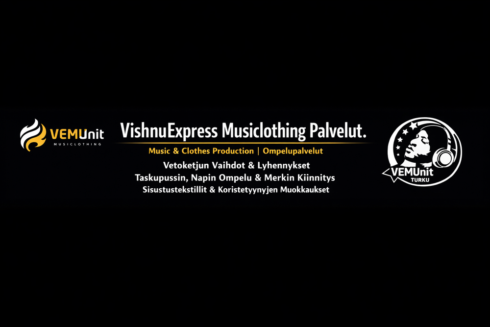 VishnuExpress, OmpelupalvelutTurku, Musiclothingstreet, Musiclothinmpelupalvelut, MusiclothingCityOfTurku, VEMusic, VEMUnit, OmpelupalvelutFigOnland, OmpelupalvelutFinland,MusiclothingGame 