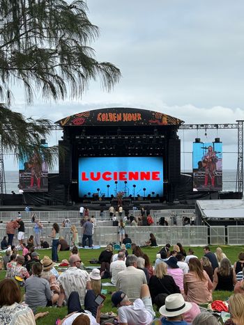 Supporting Crowded House and Thelma Plum 'Golden Hour' on Bondi Beach
