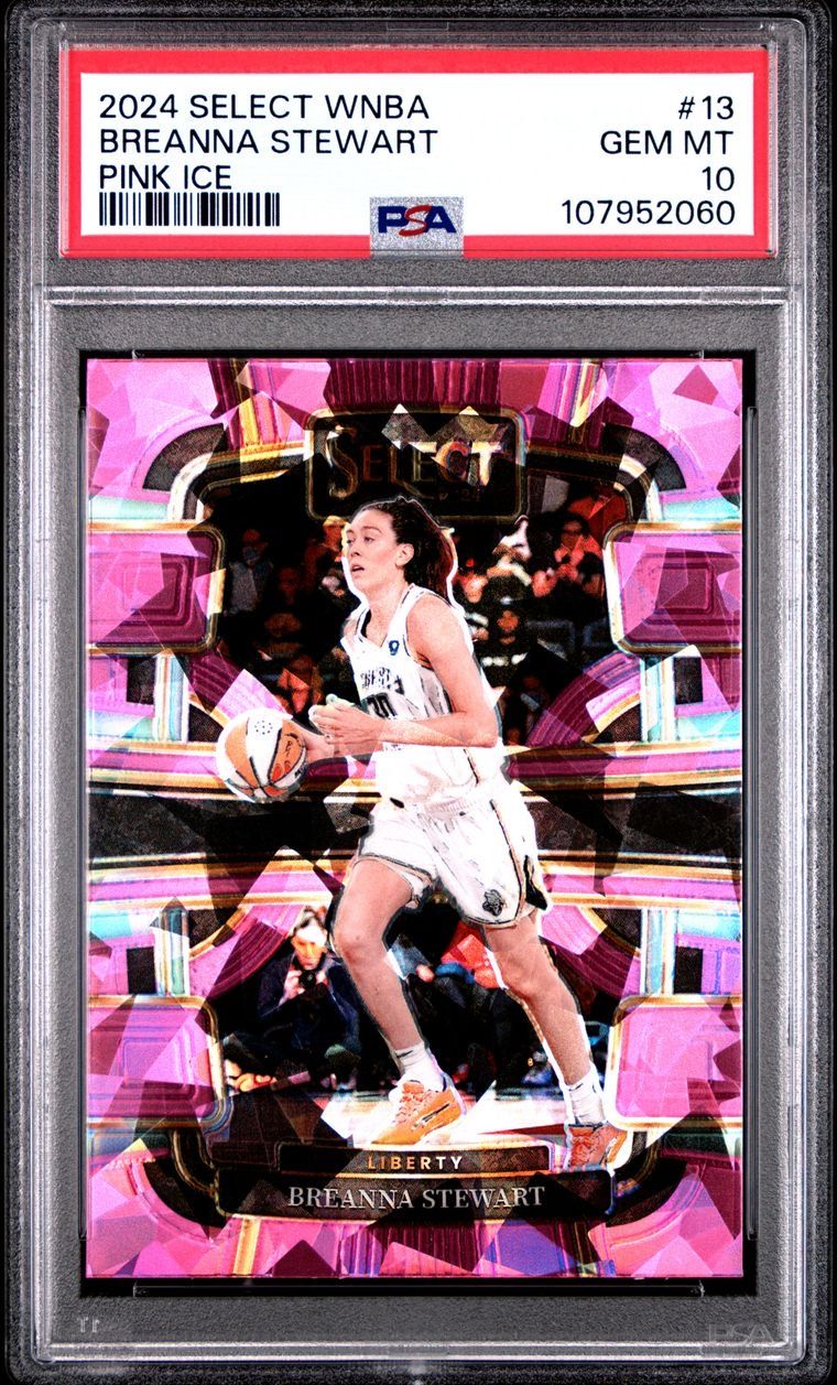2024 SELECT BREANNA STEWART PINK ICE PSA10