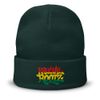 12" Cuffed Knit Rasta logo Beanie