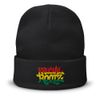12" Cuffed Knit Rasta logo Beanie