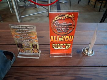 Gratitude Brewing, Sept. 19
