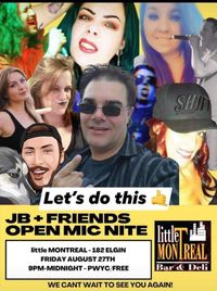 JB & Friends Open Mic Show