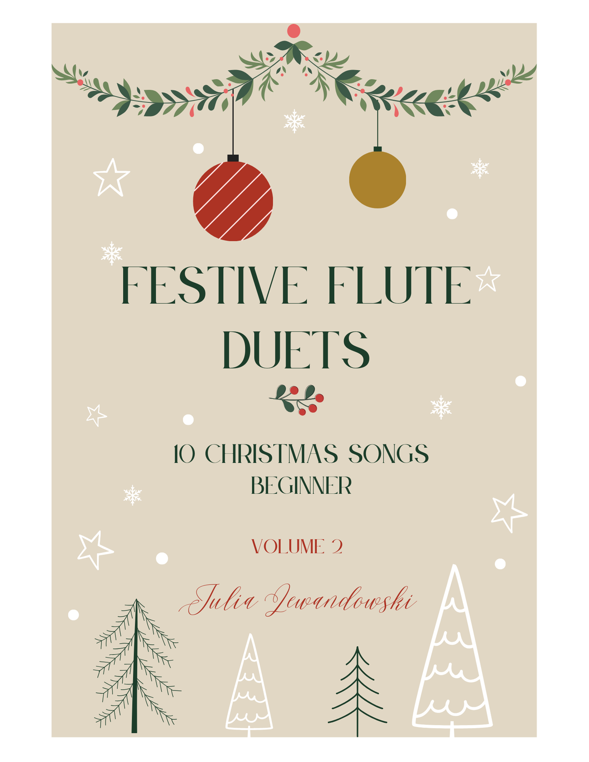 Festive Flute Duets, Beginner, Vol. 2