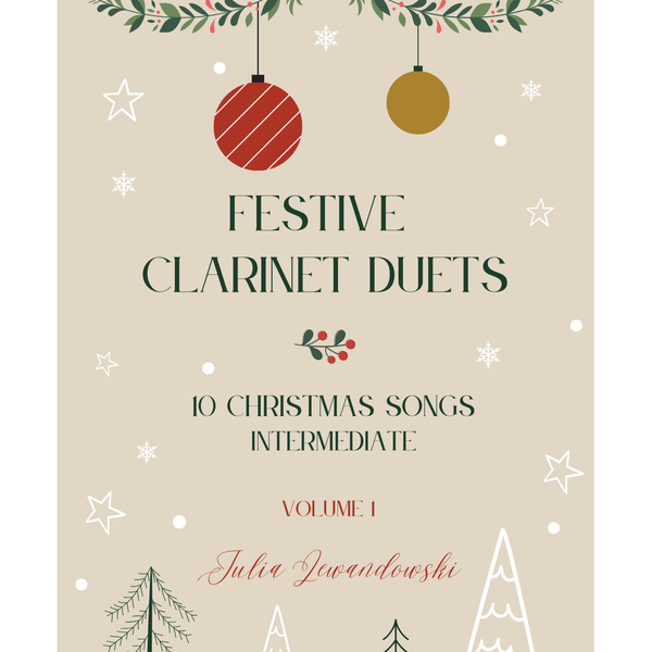 Festive Clarinet Duets, Intermediate, Vol. 1