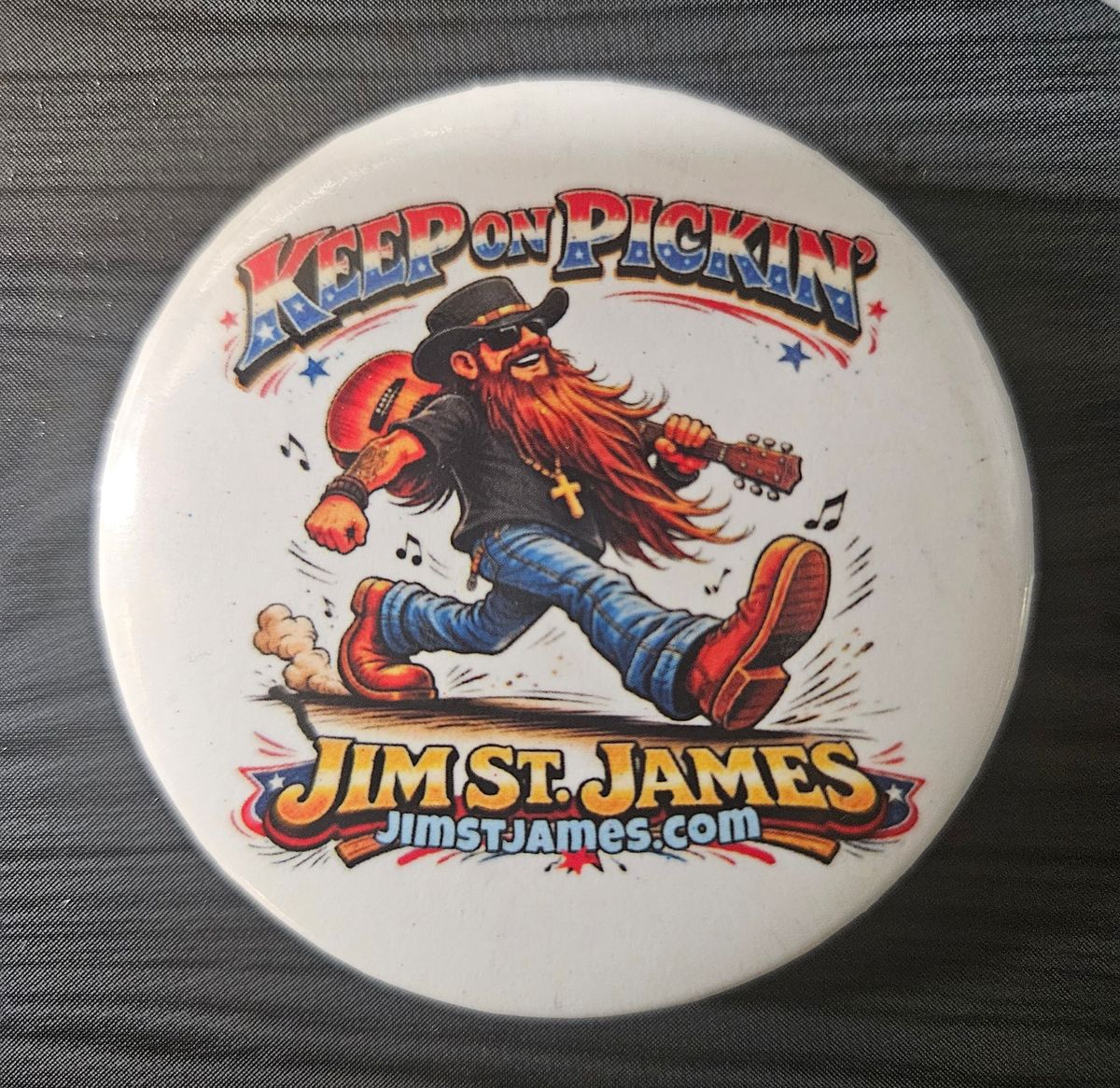 Keep on Pickin' 2.5 in button.