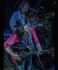Jim St. James and Dean Rouch on fiddle at Verona Pizza of Valparaiso, Indiana 