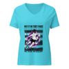 Women's Relaxed V-Neck T-Shirt | Bella Canvas 6405CVC