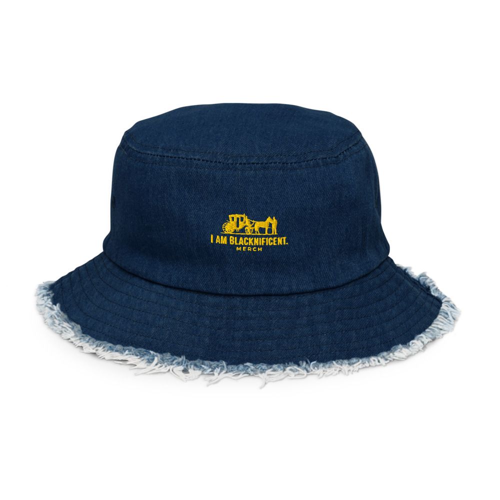 Blacknificent Denim Bucket Hat