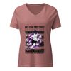 Women's Relaxed V-Neck T-Shirt | Bella Canvas 6405CVC