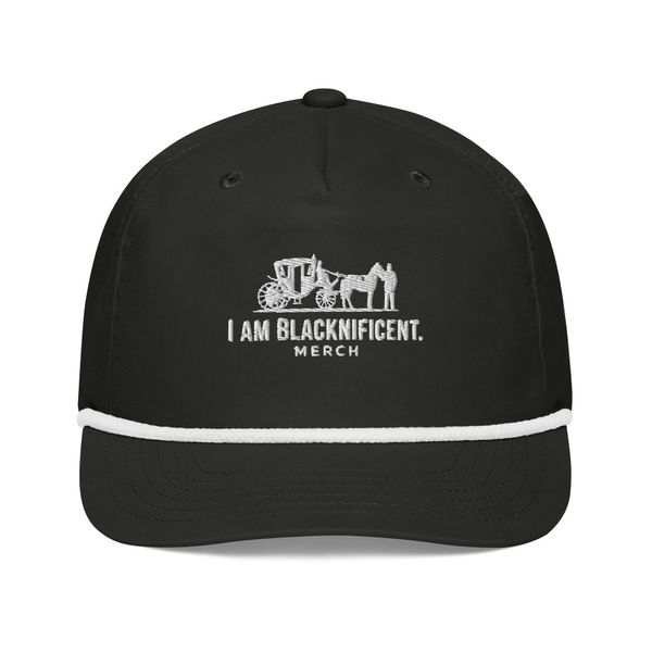 Blacknificent  Golf Rope Cap