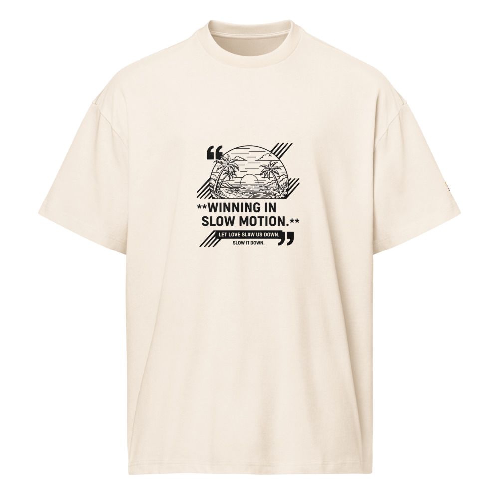 "Winning In Slow Motion" Unisex Box Tee 
